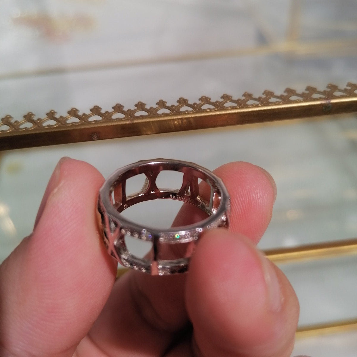 [Clover Jewelry]ATLAS LARGE OPEN DIAMOND RING