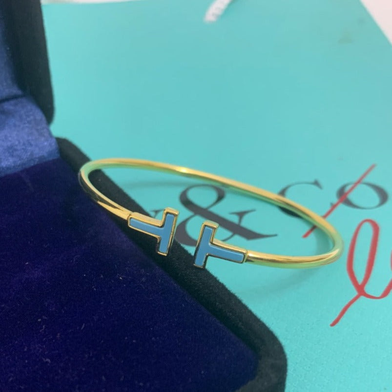 [Clover Jewelry]T BRACELET 1.8MM TURQUOISE