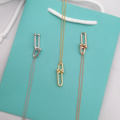 [Clover Jewelry]HARDWEAR GOLD DROP PEDANT NECKLACE