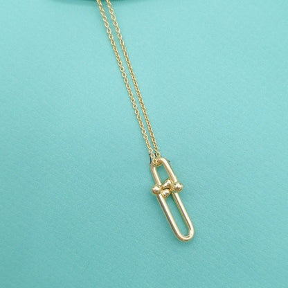 [Clover Jewelry]HARDWEAR GOLD DROP PEDANT NECKLACE