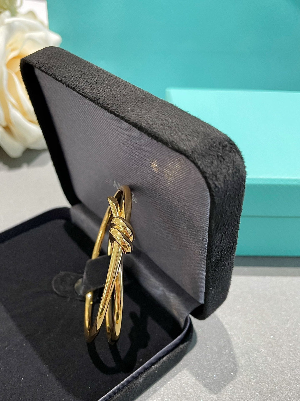[Clover Jewelry]KNOT DOUBLE ROW GOLD BRACELET