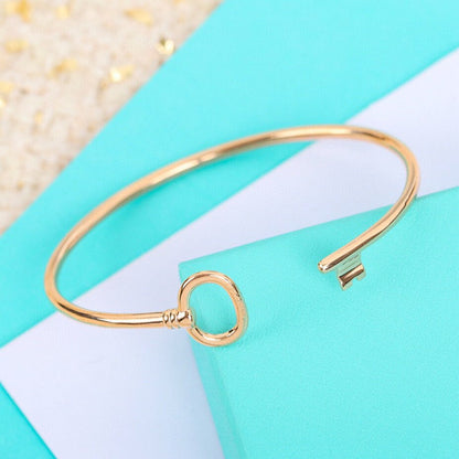 [Clover Jewelry]KEY WIRE OVAL BRACELET