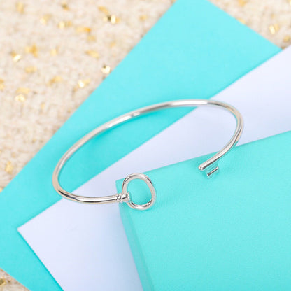 [Clover Jewelry]KEY WIRE OVAL BRACELET