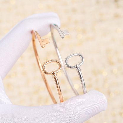 [Clover Jewelry]KEY WIRE OVAL BRACELET