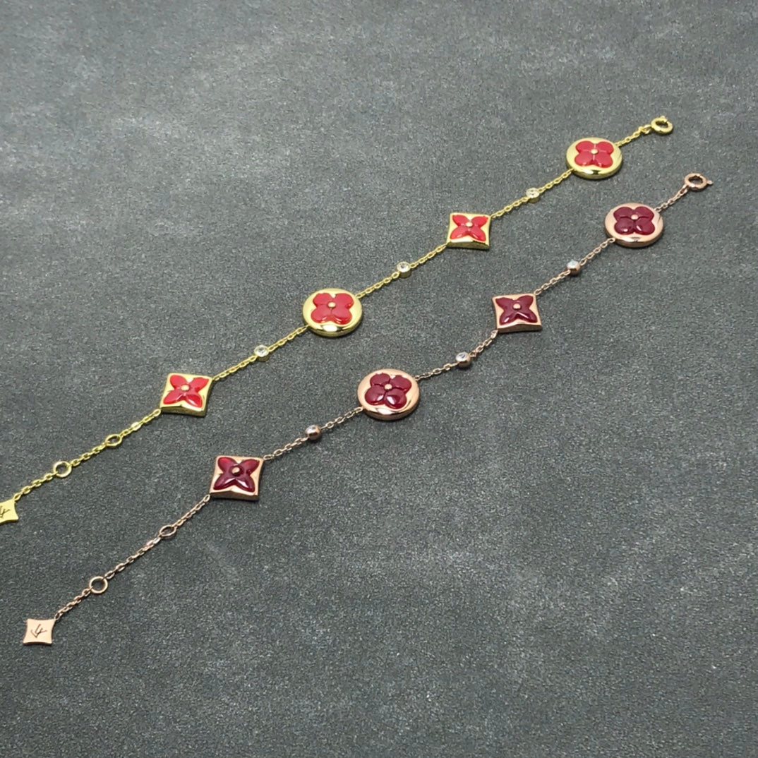 [⭐Clover Jewelry]STAR AND SUN CARNELIAN 4 MOTIFS 3 DIAMONDS