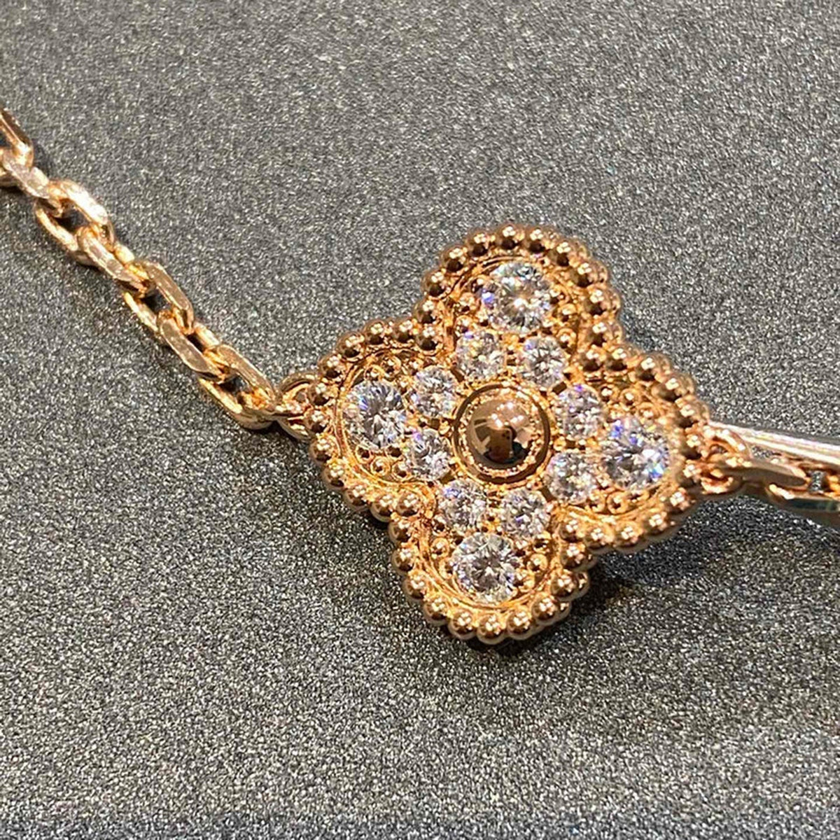 [⭐Clover Jewelry] CLOVER 5 MOTIF FULL DIAMOND BRACELET COLLECTION