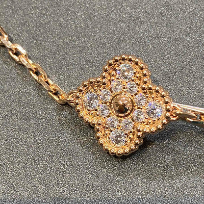 [⭐Clover Jewelry] CLOVER 5 MOTIF FULL DIAMOND BRACELET COLLECTION