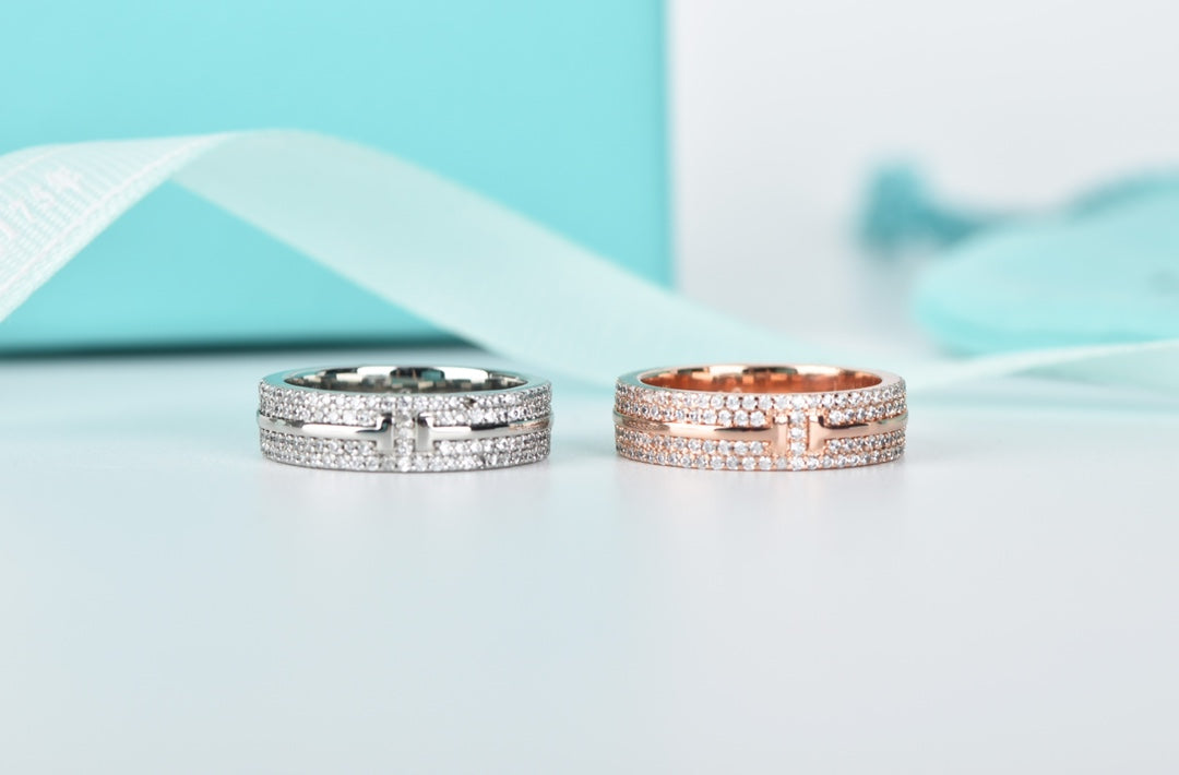[Clover Jewelry]T WIRE DIAMOND RING