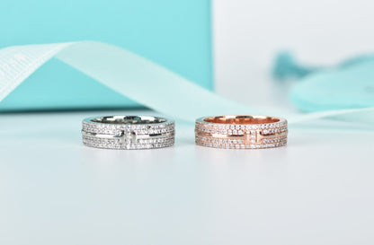 [Clover Jewelry]T WIRE DIAMOND RING