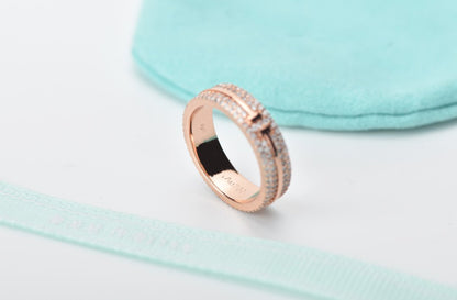 [Clover Jewelry]T WIRE DIAMOND RING