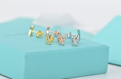 [Clover Jewelry]ATLAS DIAMOND STUD EARRINGS