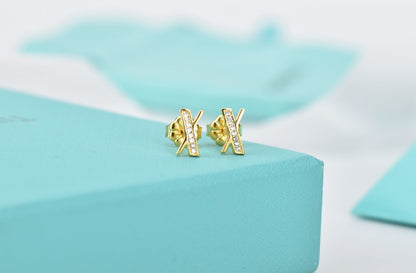 [Clover Jewelry]ATLAS DIAMOND STUD EARRINGS