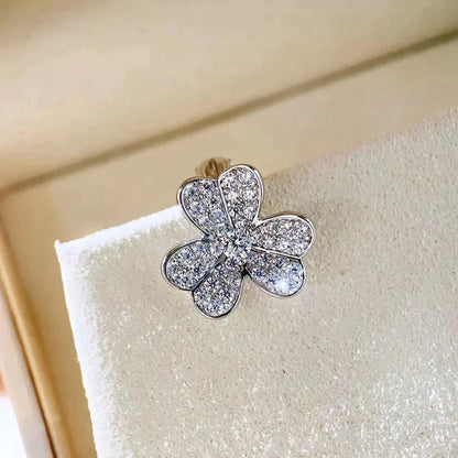 [⭐Clover Jewelry]CLOVER COMOS DIAMOND EARRINGS SILVER