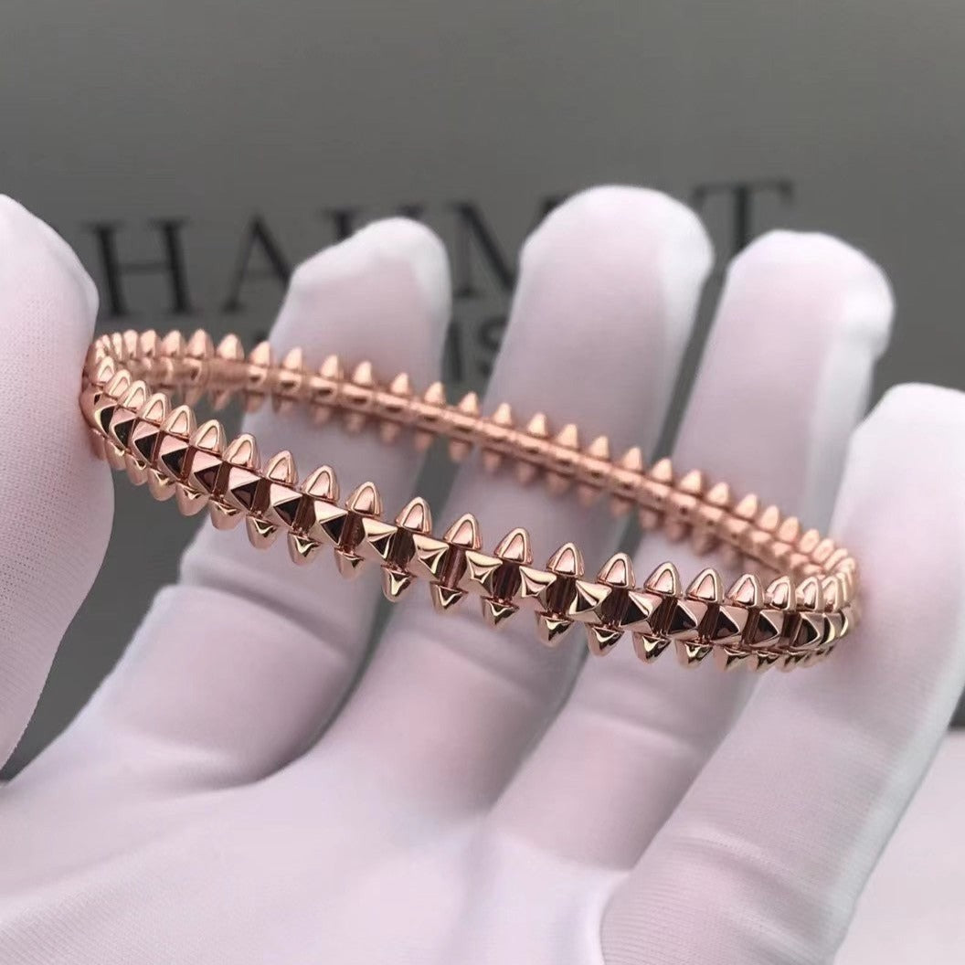[⭐Clover Jewelry]CLASH PINK GOLD BRACELET
