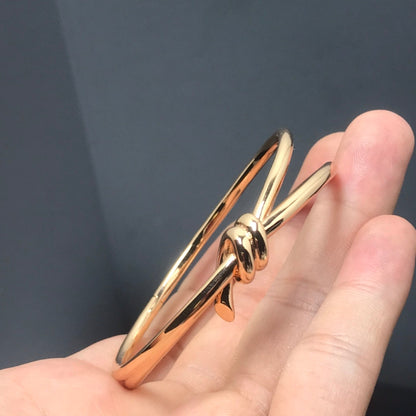 [Clover Jewelry]KNOT DOUBLE ROWS BRACELET
