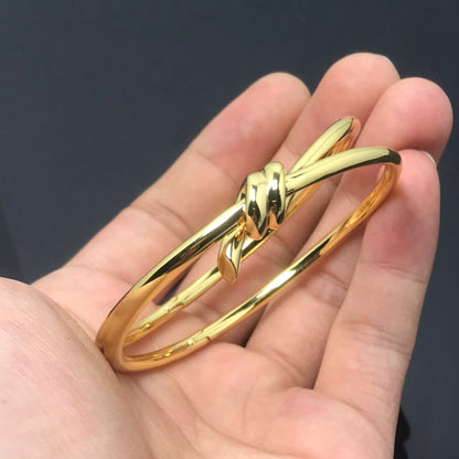 [Clover Jewelry]KNOT DOUBLE ROWS BRACELET