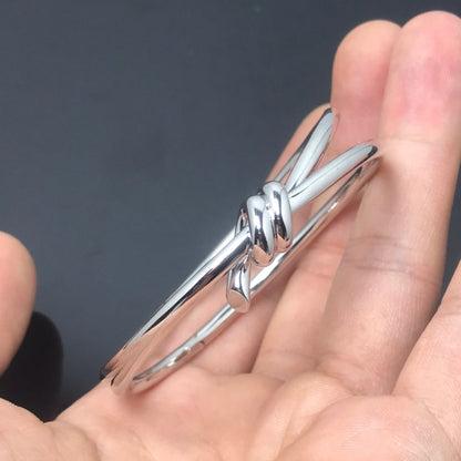 [Clover Jewelry]KNOT DOUBLE ROWS BRACELET