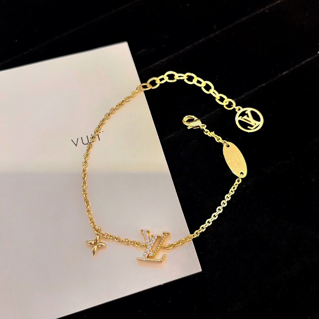 [⭐Clover Jewelry]LOGO STAR MOTIF GOLD BRACELET