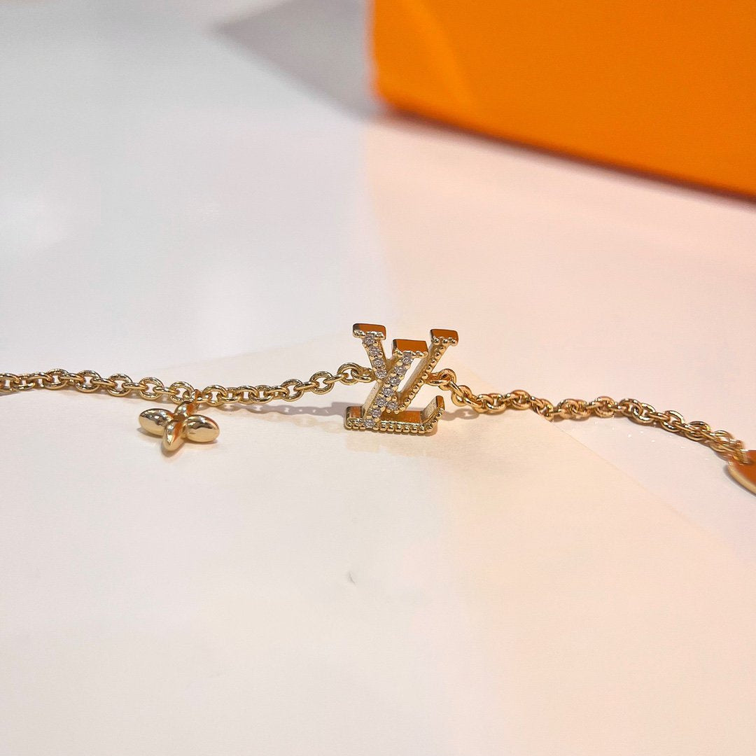 [⭐Clover Jewelry]LOGO STAR MOTIF GOLD BRACELET