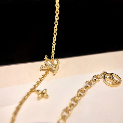 [⭐Clover Jewelry]LOGO STAR MOTIF GOLD BRACELET