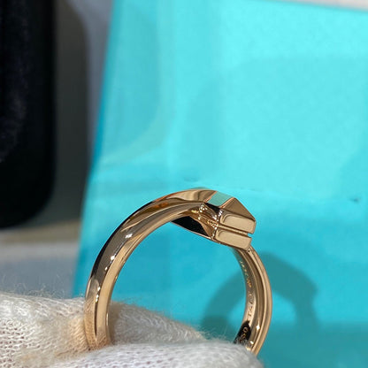[Clover Jewelry]T WIRE MEDIUM DIAMOND RING