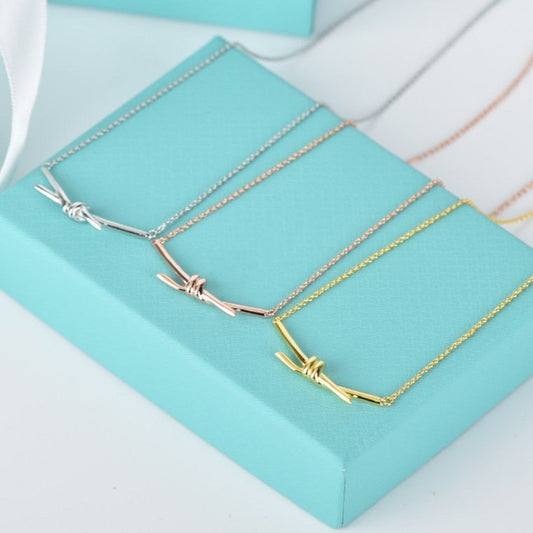 [Clover Jewelry]KNOT NECKLACE