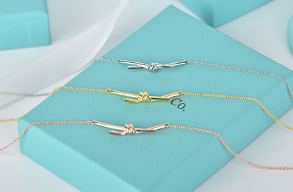 [Clover Jewelry]KNOT NECKLACE