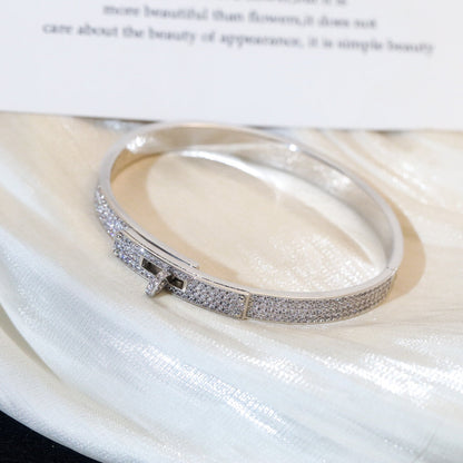[⭐Clover Jewelry]KELLY BRACELET DIAMOND PAVED