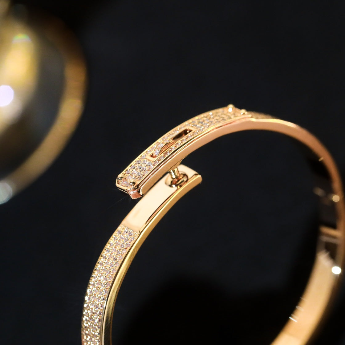 [⭐Clover Jewelry]KELLY BRACELET DIAMOND PAVED