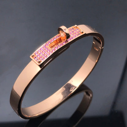 [⭐Clover Jewelry]KELLY BRACELET PINK DIAMOND