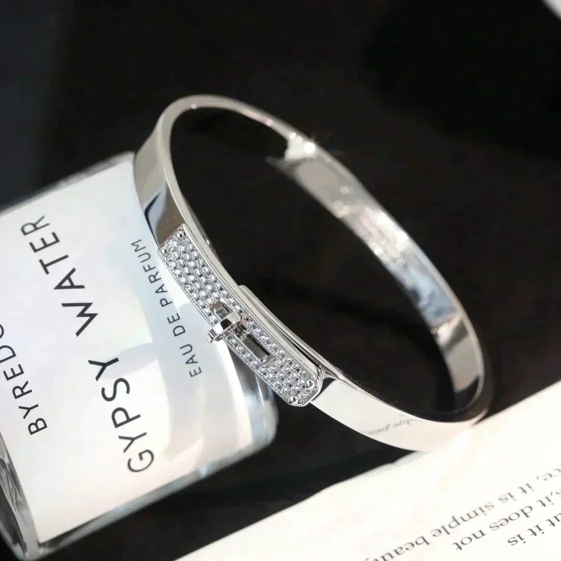 [⭐Clover Jewelry]KELLY SILVER DIAMOND BRACELET