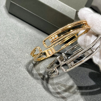 [⭐Clover Jewelry]MOVE 10TH PAVED DIAMOND BRACELET