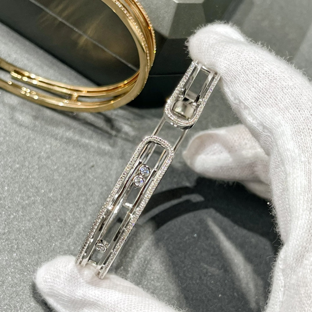 [⭐Clover Jewelry]MOVE 10TH PAVED DIAMOND BRACELET