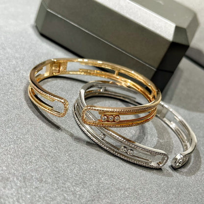 [⭐Clover Jewelry]MOVE 10TH PAVED DIAMOND BRACELET