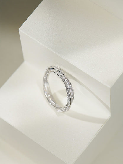 [Clover Jewelry]SPIRAL DIAMOND RING