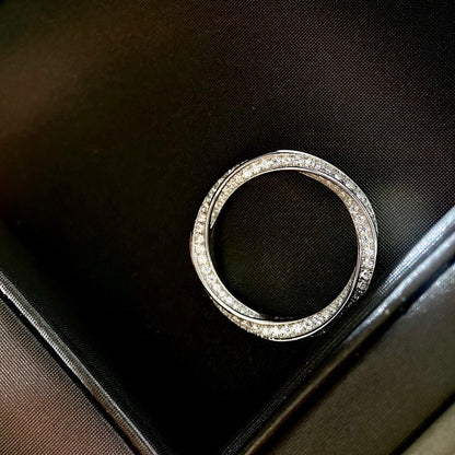 [Clover Jewelry]SPIRAL DIAMOND RING