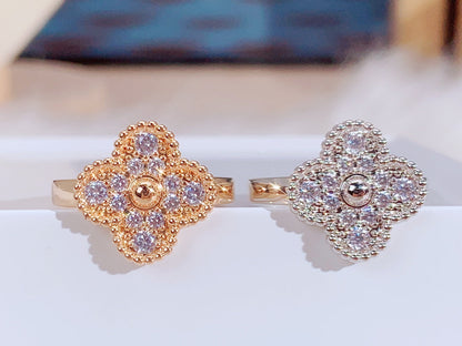 [⭐Clover Jewelry]CLOVER DIAMOND RING