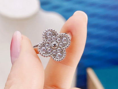 [⭐Clover Jewelry]CLOVER DIAMOND RING