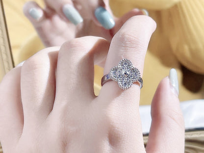 [⭐Clover Jewelry]CLOVER DIAMOND RING