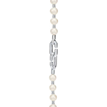 [Clover Jewelry]HARDWEAR PEARL WRAP NECKLACE
