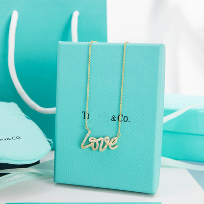 [Clover Jewelry]PALOMA S GRAFFITI LOVE NECKLACE DIAMOND
