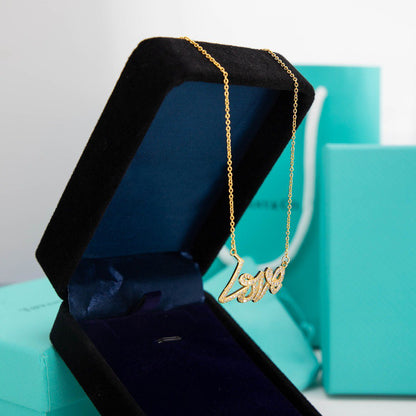 [Clover Jewelry]PALOMA S GRAFFITI LOVE NECKLACE DIAMOND