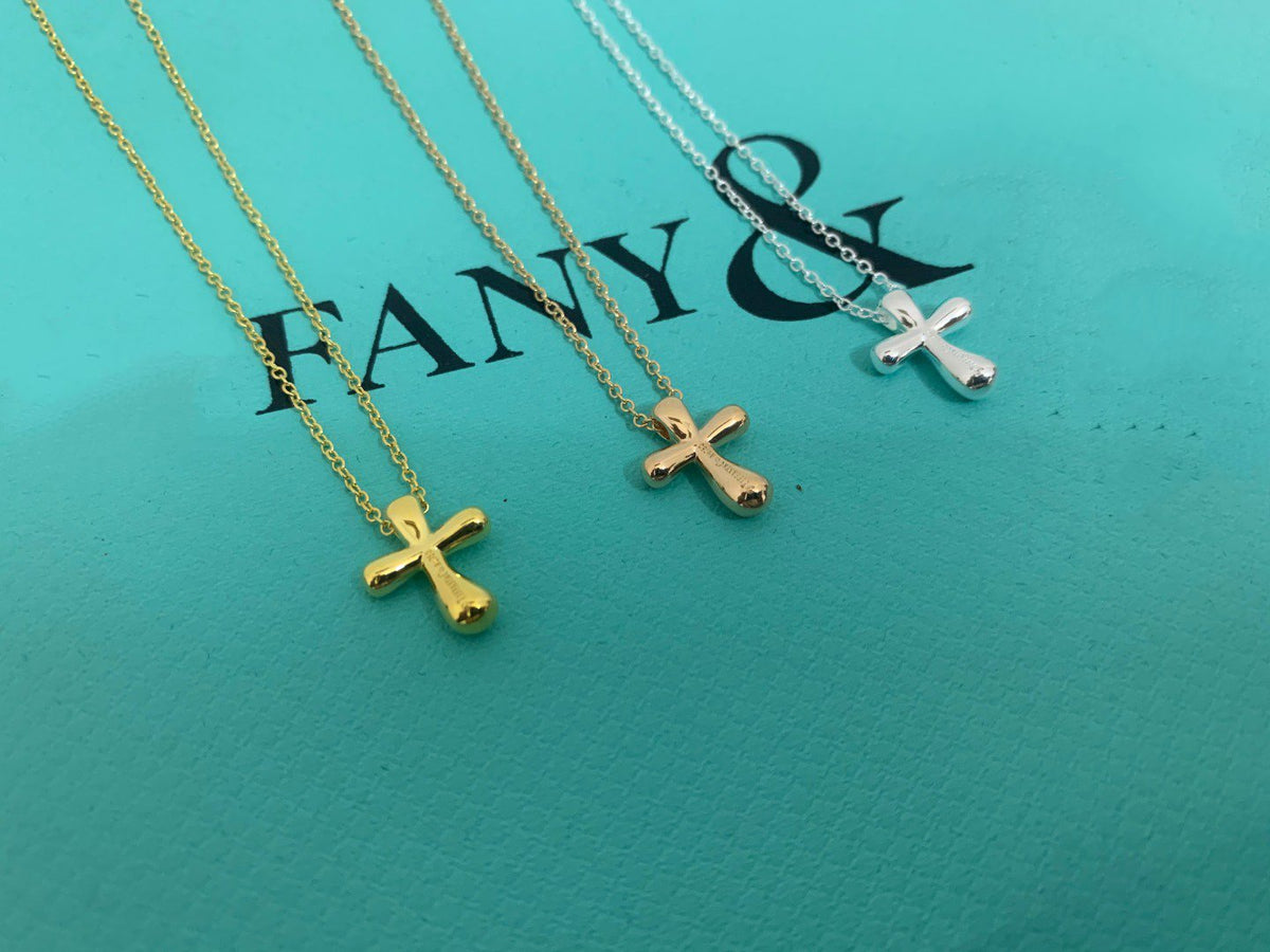 [Clover Jewelry]CROSS PENDANT MINI BARE CROSS NECKLACE
