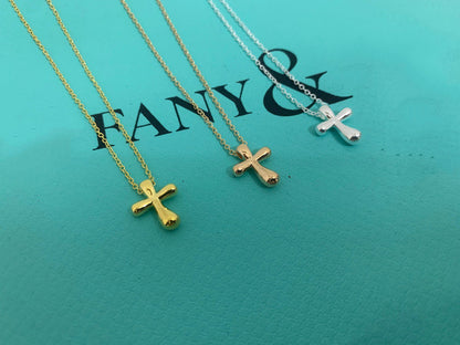 [Clover Jewelry]CROSS PENDANT MINI BARE CROSS NECKLACE