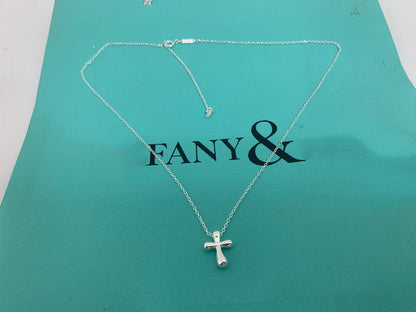 [Clover Jewelry]CROSS PENDANT MINI BARE CROSS NECKLACE