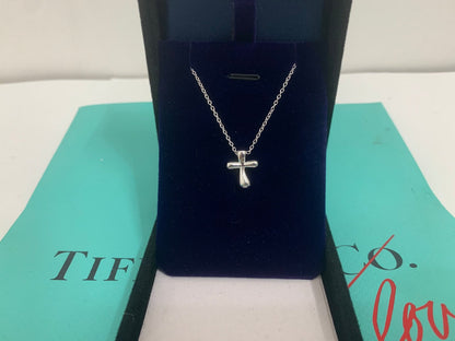 [Clover Jewelry]CROSS PENDANT MINI BARE CROSS NECKLACE