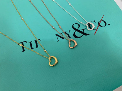 [Clover Jewelry]HEART NECKLACE PENDANT STERLING