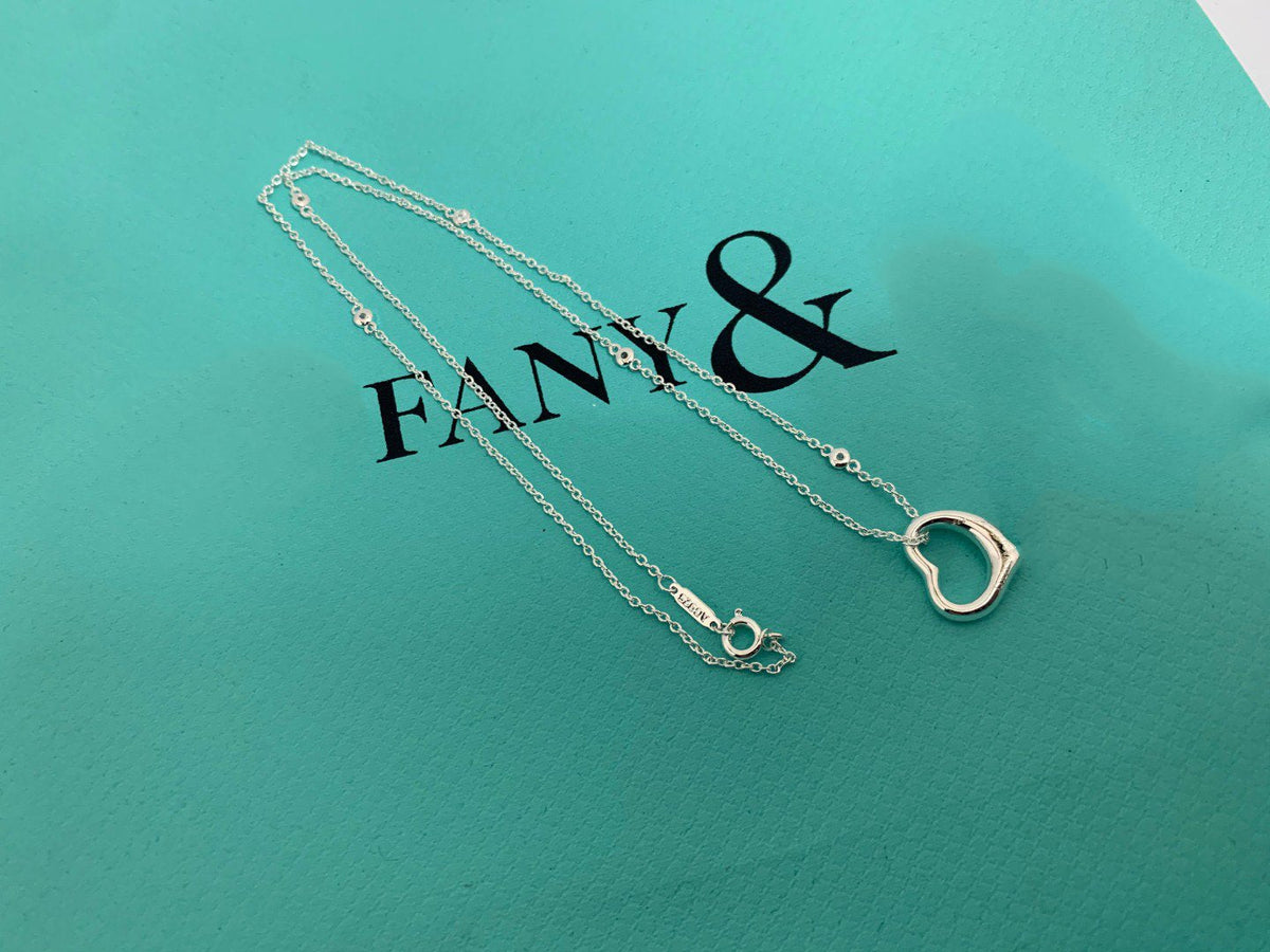 [Clover Jewelry]HEART NECKLACE PENDANT STERLING