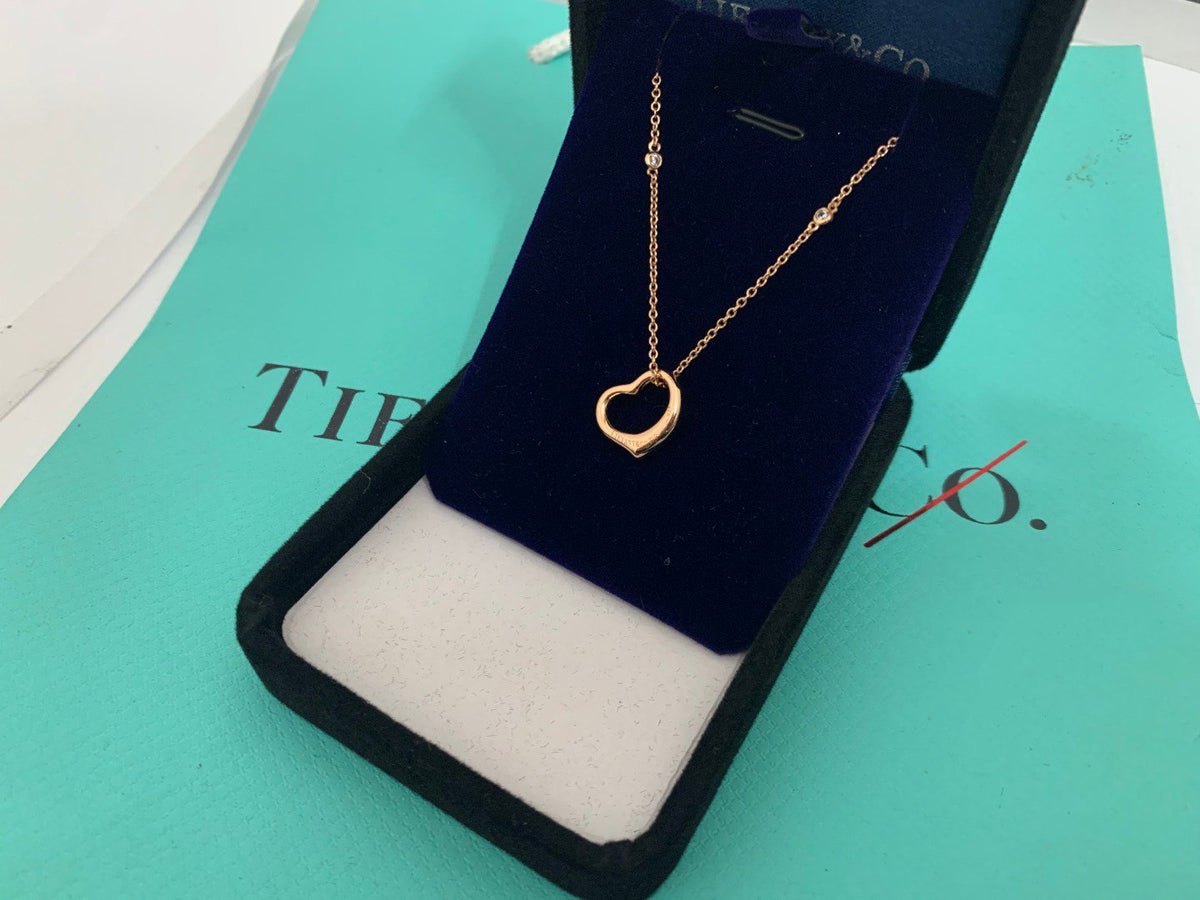 [Clover Jewelry]HEART NECKLACE PENDANT STERLING