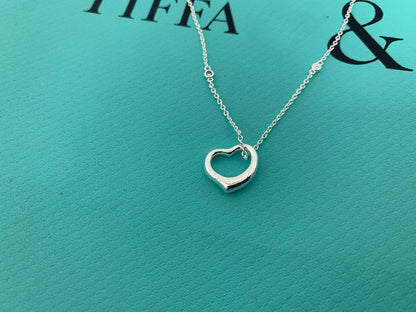 [Clover Jewelry]HEART NECKLACE PENDANT STERLING